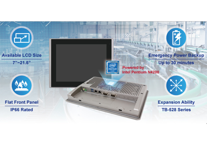 foto noticia HMI industriales de 7 a 21.5” para Industria 4.0 e IIoT 